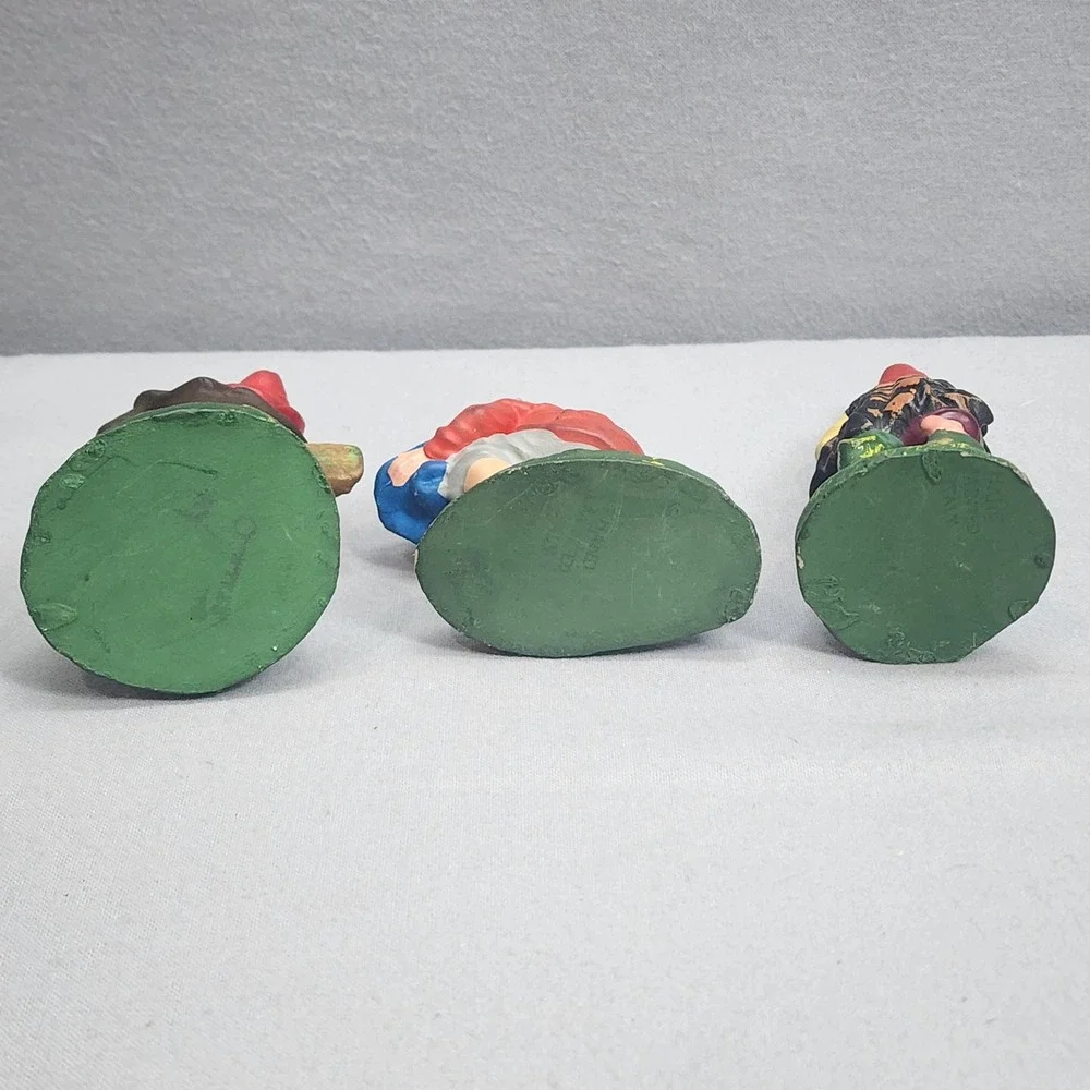 Vintage Nativity Scene Figurines‎ Shepherd Men Set of 3